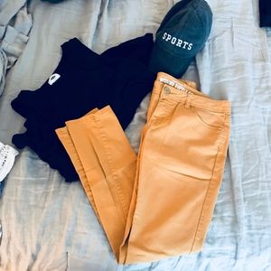 Mustard Skinny Jeans